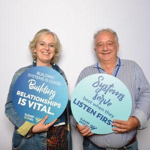 Vittoria Vitaloni con il Presidente CNCM a Zagabria